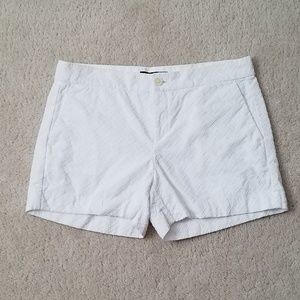 BANANA REPUBLIC white hampton fit shorts NEW sz 2